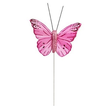 Sommerfugl pink nuancer 3